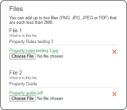 Check-in rules - files