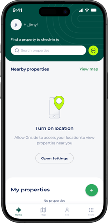 Home - enable location