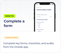 Complete a form