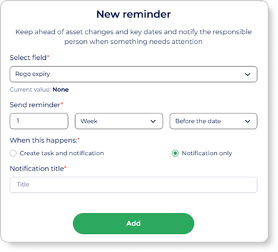 Rego expiry