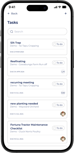 Tasks - dashboard (app)