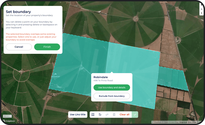 Visited property mapping