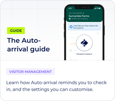 auto-arrival guide
