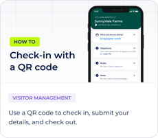 check-in with QR