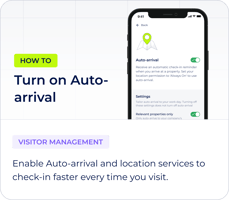 turn on auto-arrival