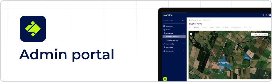 Admin portal tile